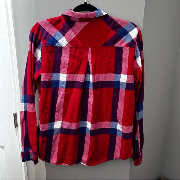 Urban Outfitters BDG Red & Blue Flannel-Lg - Picture 6 of 6